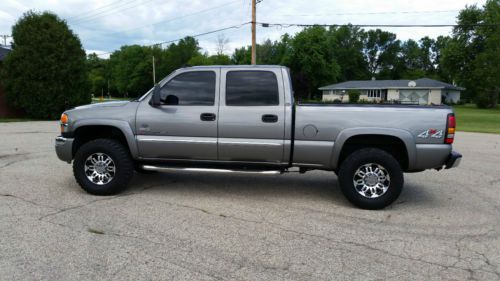 2006 gmc sierra slt 2500hd crew cab lbz duramax diesel efi live must see!!!