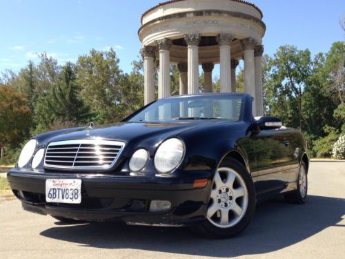 2000 mercedes benz clk320 cabriolet.  california convertible