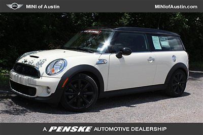 2dr cpe s mini cooper s clubman low miles coupe steptronic gasoline 1.6l ohc 16-