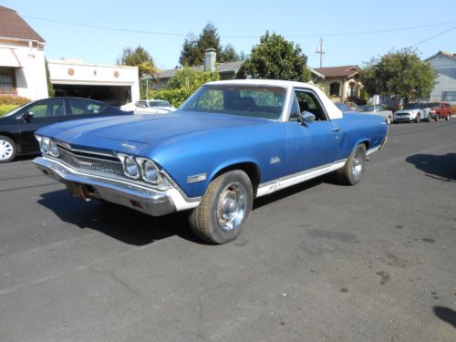 1968 chevrolet el camino in good shape for restoration or work