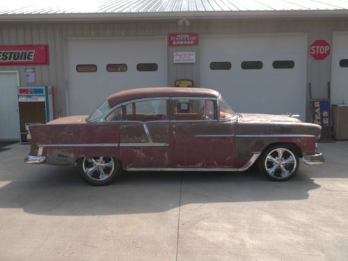 1955 chevrolet bel air. 1955 chevy bel air street rod, patina