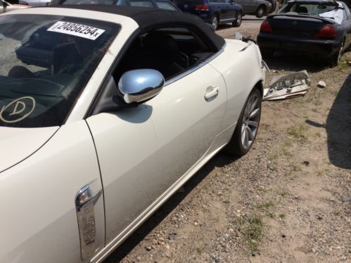 2008 Jaguar XK Base Convertible 2-Door 4.2L white runs perfect needs body work, image 17