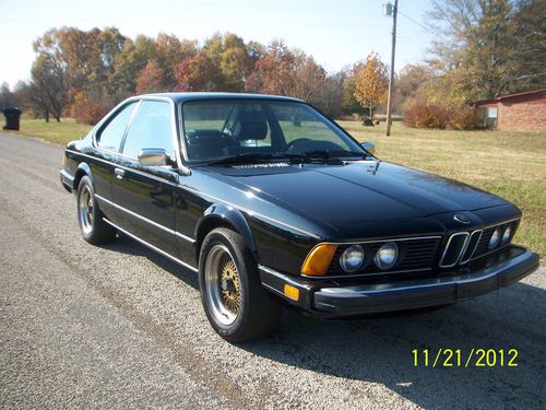 1985 bmw 635csi base coupe 2-door 3.5l collectible antique - reserve lowered