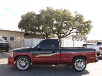 Sierra sle custom paint job chrome 22's pwr opts cd vortec v8 2wd!