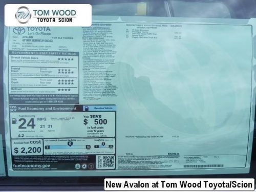 2014 Toyota Avalon XLE Touring, US $32,760.00, image 4