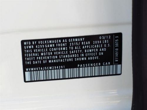 2012 Volkswagen GTI, US $20,988.00, image 9