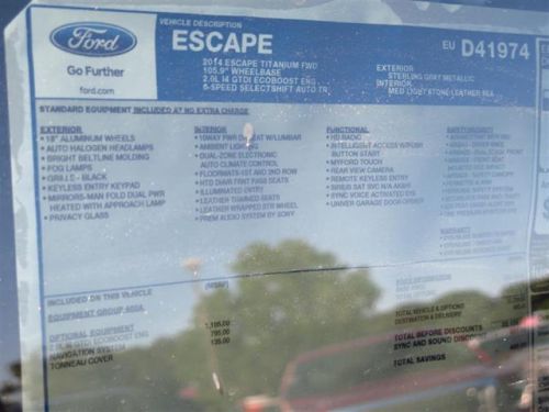 2014 ford escape titanium