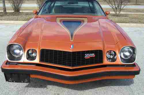 1977 Chevrolet Camaro Z28 Very Rare Orange Metallic Only 13K Orig Mi. Frame Off, US $29,995.00, image 4