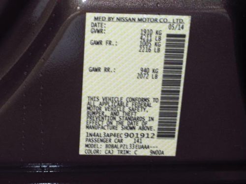 2014 Nissan Altima 2.5, US $19,866.00, image 2