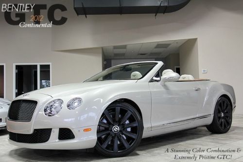 2012 bentley continental gtc white sand msrp $237k+ new loaded convertible!