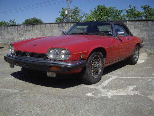 Jaguar xjs convertible need cosmetic repair, cheap, no reserve