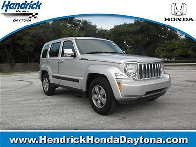 Jeep liberty rwd 4dr sport low miles suv automatic gasoline 3.7l v6 cyl bright s