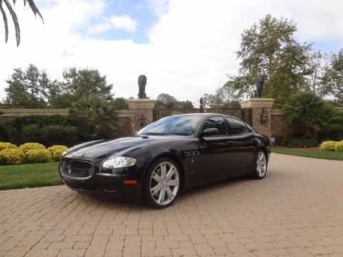 2008 maserati quattroporte gts, carbon fiber, alcantara, 20&#034; wheels, new tires