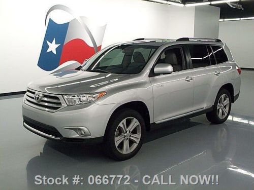 2012 toyota highlander limited sunroof rear cam 31k mi texas direct auto