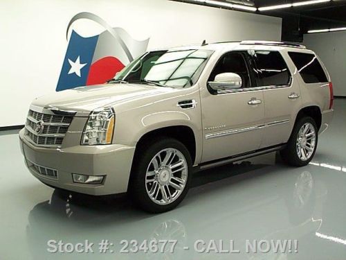 2009 cadillac escalade platinum awd sunroof nav dvd 39k texas direct auto