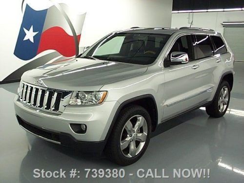 2011 jeep grand cherokee overland pano sunroof nav 48k texas direct auto