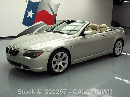 2004 bmw 645ci convertible heated seats navigation 39k texas direct auto