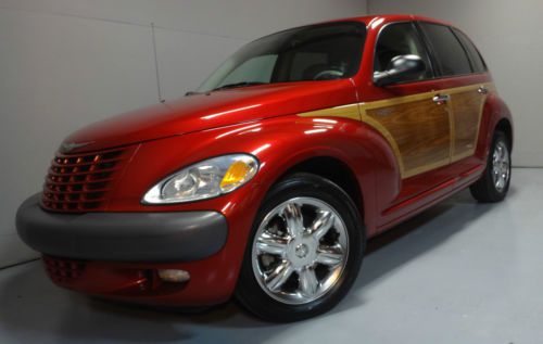 No reserve!!! 2002 chrysler pt cruiser limited wagon 4-door 2.4l woody hatchback