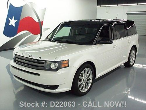 2011 ford flex titanium awd ecoboost pano roof nav 37k texas direct auto