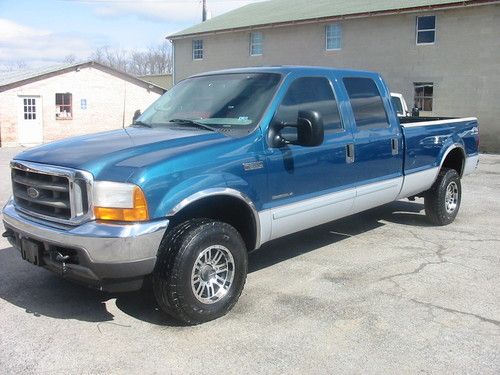 01 ford f350 superduty xlt 4x4 crew 7.3 powerstroke diesel colorado owned