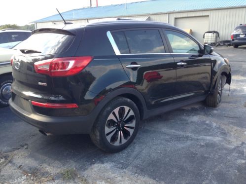 Clean title wrecked 2012 kia sportage sx turbo gdi  low miles