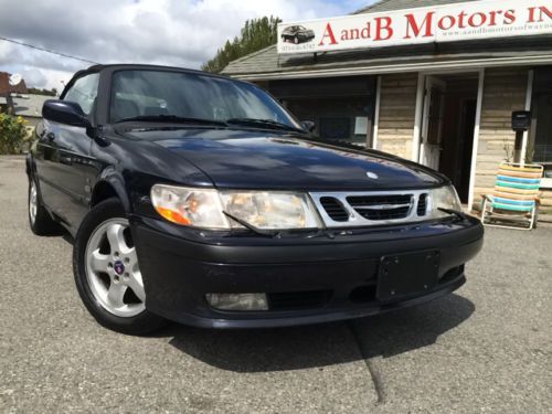 2001 saab 9-3 se convertible no reserve!