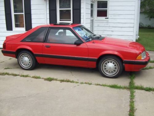 Original ford mustang lx 1989 classic promo car with only 22,700 miles