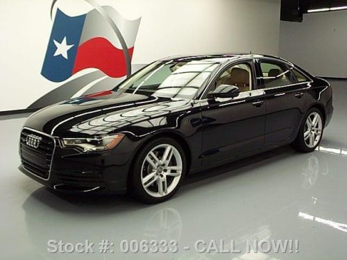 2014 audi a6 2.0t quattro premium plus awd sunroof nav! texas direct auto