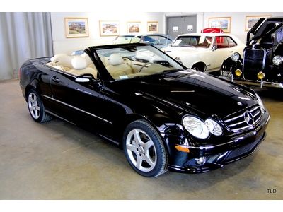 Clk 500 - navigation - harman/kardon - amg - good tires - black with stone leath