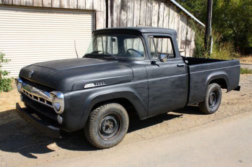1957 ford f-100 pickup-short bed-test drive video-hot rod-1955-1956-1958-1959