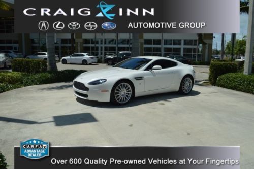 Aston martin v8 vantage stratus white