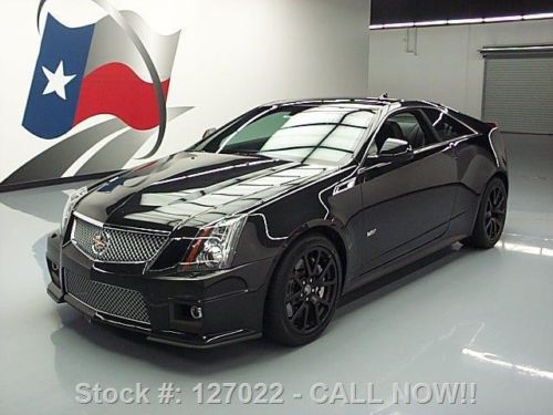 2012 cadillac cts-v coupe 6spd recaro seats sunroof nav texas direct auto