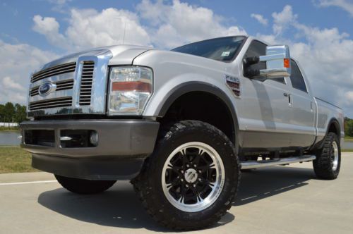 2008 ford f-250 crew cab fx4 leather diesel new tires!!