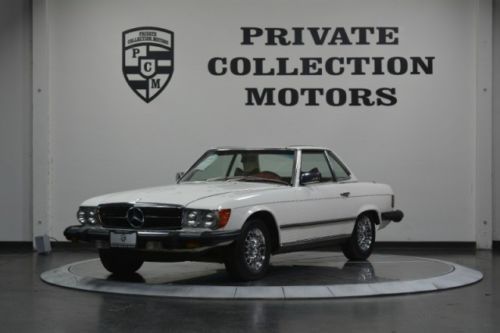 1978 mercedes-benz 450sl white red pristine well k