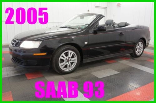 2005 saab 9-3  linear turbo 2l i4  convertible premium loaded fast fun 60+photos