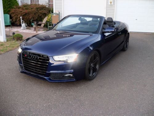 2013 audi s5 navigation nice color combo!