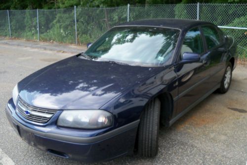 2002 chevrolet impala base sedan 4-door 3.4l