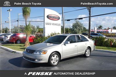 2004 toyota avalon xls 70 k miles fl warranty 3.0l