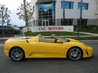 2006 ferrari f430 spider / giallo modena / 6 speed manual transmission / 430