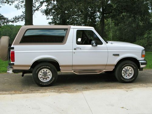 1996 ford bronco eddie bauer original survivor 34k miles