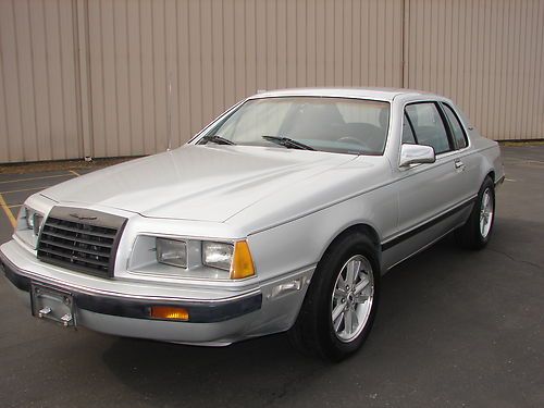 1985 ford thunderbird elan, 5.0 v8, automatic, 68k miles with mustang wheels