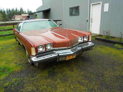 1973 oldsmobile  toronado  34,000 actual miles