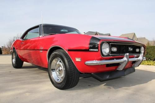 1968 camaro big block 4 speed gorgeous red show!