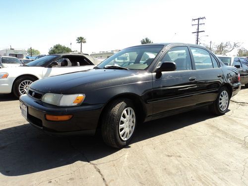 1997 toyota corolla base sedan 4-door 1.6l, no reserve