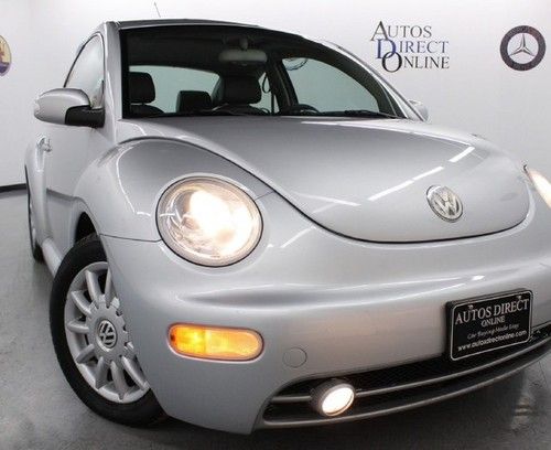 We finance 2005 volkswagen beetle coupe gls auto 2.0l 4cylndr htdsts warranty cd