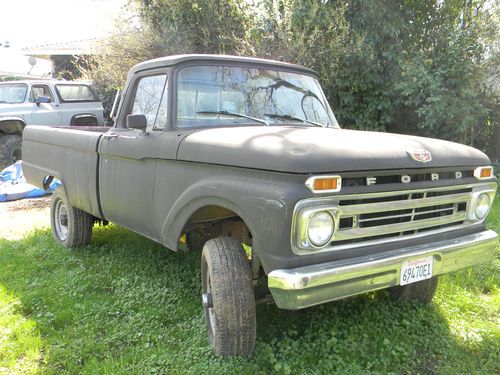 1965 ford 4x4 pickup truck, 4 speed manual 390