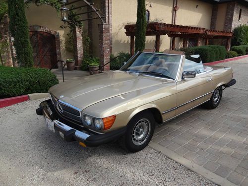 1985 380sl mercedes convertible california car no reserve good roadster