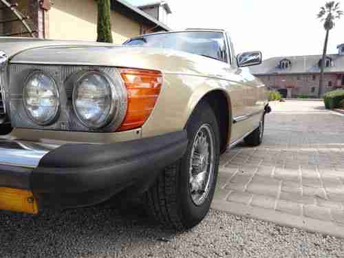 1985 380SL MERCEDES CONVERTIBLE CALIFORNIA CAR NO RESERVE GOOD ROADSTER, image 5