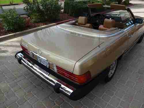 1985 380SL MERCEDES CONVERTIBLE CALIFORNIA CAR NO RESERVE GOOD ROADSTER, image 8