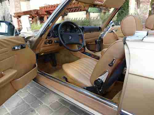 1985 380SL MERCEDES CONVERTIBLE CALIFORNIA CAR NO RESERVE GOOD ROADSTER, image 11